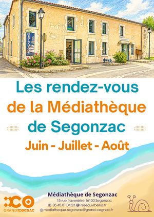 Programme estivale - médiathèque segonzac