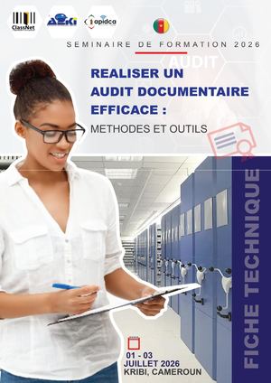 Seminaire Formation Audit Documentaire Méthodes Et Outils©a2ki Classnet Apidca
