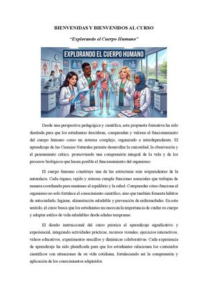“Explorando el Cuerpo Humano”