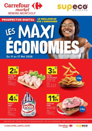 CATALOGUE PROMO SUP ECO / CARREFOUR MARKET GUYANE MAXI ECONOMIES MAI 2026