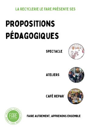 Propositions pédagogiques