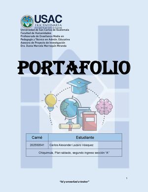 Portafolio Segundo Ingreso Semestre I