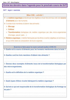 6 Ch6 A1 Devoirs