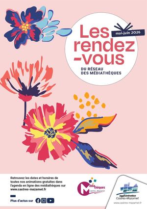 Mai-Juin 2026, les rendez-vous du réseau des médiathèques