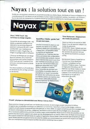 Schémas: NAYAX et HI