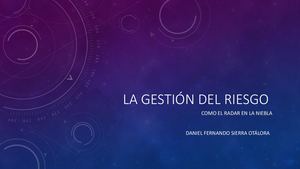 La Gestión Del Riesgo