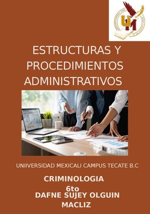 Estructuras Y Procedimientos Administrativos 2
