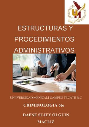 Estructuras Y Procedimientos Administrativos 2