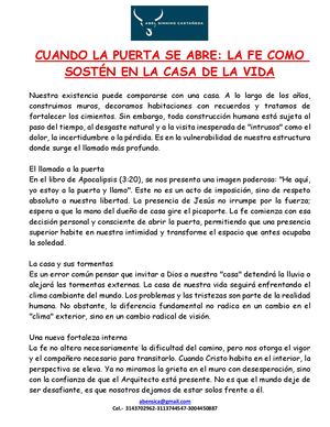 Cuando La Puerta Se Abre