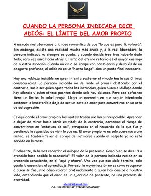 Cuando La Persona Indicada Dice Adiós