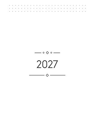 Agenda Dos Dias 2027 HORARIOS