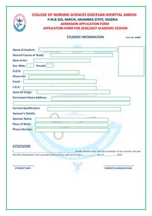 Regina Caeli College of Nursing Sciences, Awka, has opened its Post UTME application for admission ☎️{(0)8039478772) ☎️{+23408039478772 into the ND/HND Nursing Programme for the 2026/2027 academic session.The form is for candidates who meet the O’level, U