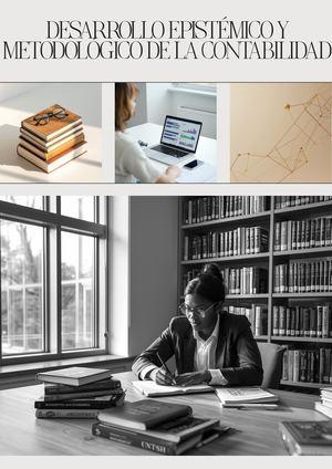 Epistemología Y Métodos Contables Mattessich Y Paradigmas Modernos