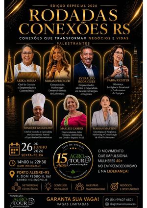 Projeto Rodadas Conexões Rs Oportunidade Empreendedores Eventos Mulheres Inteligentes Multiplicam Patrimônio