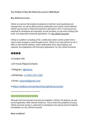 Top 10 Sites To Buy Old Github Accounts In 2025 26
