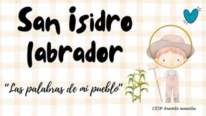Las palabras de mi pueblo