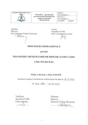 Procedura Transfer