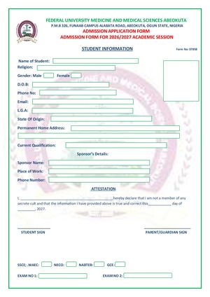 College of Nursing Sciences, UPTH, Port-Harcourt, Rivers State, has opened its Post UTME application for admission ☎️{(0)8039478772) ☎️{+23408039478772 into the ND/HND Nursing Programme for the 2026/2027 academic session.The form is for candidates who mee