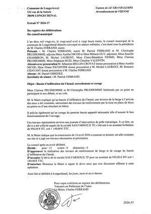 2026 37 Bassin Infiltration Du Chenal Enrochement Et Curage