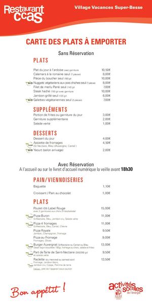 Carte Plats Emporter 2026 Janv26