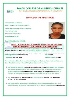 Faculty of Nursing Sciences, LAUTECH, Ogbomoso, Oyo State, has opened its Post UTME application for admission ☎️{(0)8039478772) ☎️{+23408039478772 into the ND/HND Nursing Programme for the 2026/2027 academic session.The form is for candidates who meet the