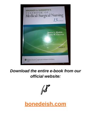 Brunner & Suddarth’s Textbook of Medical-Surgical Nursing 13th Edition pdf