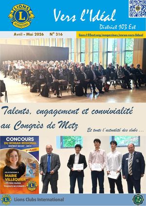 Vers L'ideal N° 316 Avril Mai 2026