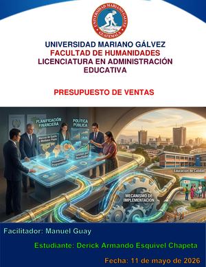 Revista Presupuesto de Ventas
