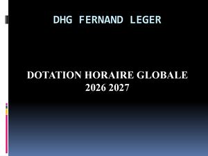Répartition 2026 2027