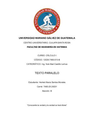 Texto Paralelo Entrega 1