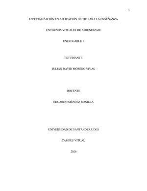 Julian Moreno Entregable 1