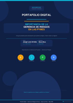 Portafolio Digital Riesgos Pymes Jorge Arrieta