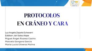 Protocolos En Cráneo Y Cara