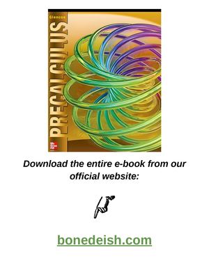 Glencoe Precalculus Student Edition (ADVANCED MATH CONCEPTS) 2nd Edition pdf