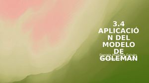 Aplicación del modelo de Goleman
