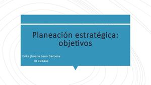 Planeación Estratégica
