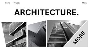 White Grayscale Dynamic Architecture Presentation