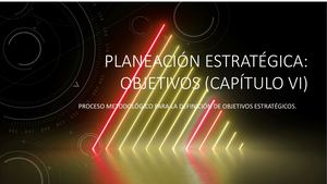 Planeación Estratégica Cap Iv