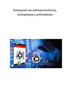 Instalación De Software Antivirus^j Antispyware Y Antimalware 8