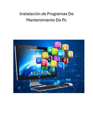 Instalación De Programas De Mantenimiento De Pc 10