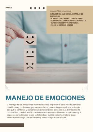 Inteligencia Emocional 3 4 Quintero Tania