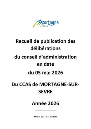 RECUEIL PUBLICATION DELIBERATIONS CCAS 05 05 2026