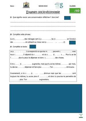 THEORIE PARTIE - SOCIO