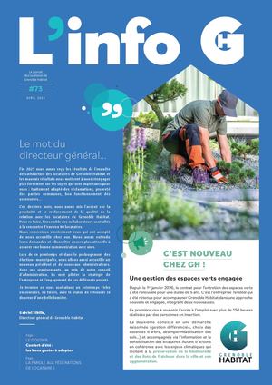 Lettre n°73 - Avril 2026