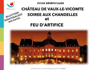 Fiche Bénéficiaire Vaux Le Vicomte