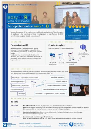 Newsletter Easydore Module Investigation