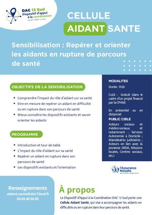 Sensibilisation Aidant Santé