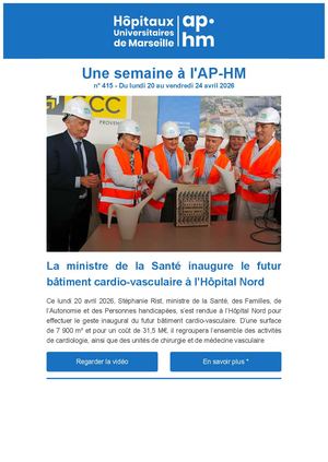 Newsletter Numéro 415 Une Semaine À L'ap Hm Semaine N°17 2026