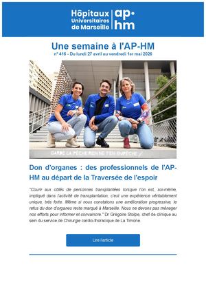 Newsletter Numéro 416 Une Semaine À L'ap Hm Semaine N°18 2026