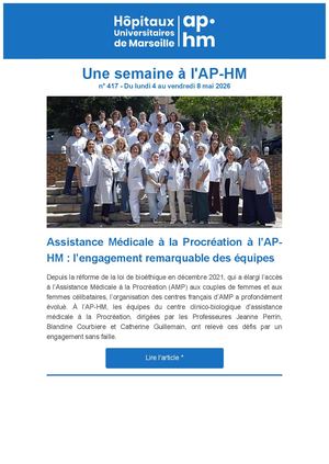 Newsletter Numéro 417 Une Semaine À L'ap Hm Semaine N°19 2026